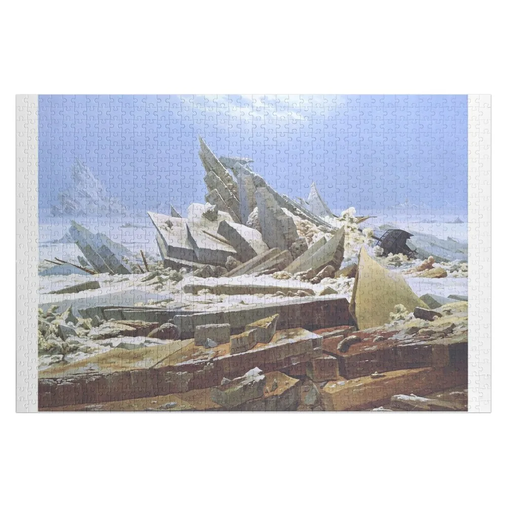 

The Sea of Ice - 1824 - Caspar David Friedrich Jigsaw Puzzle Woods For Adults Name Wooden Toy Puzzle