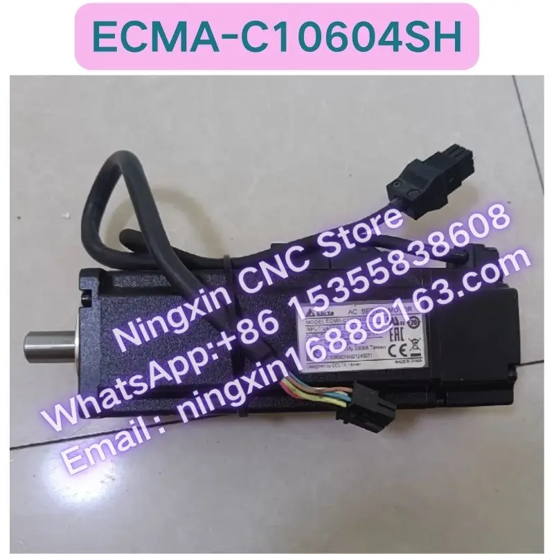 Used ECMA-C10604SH braking motor Functional test OK Fast delivery