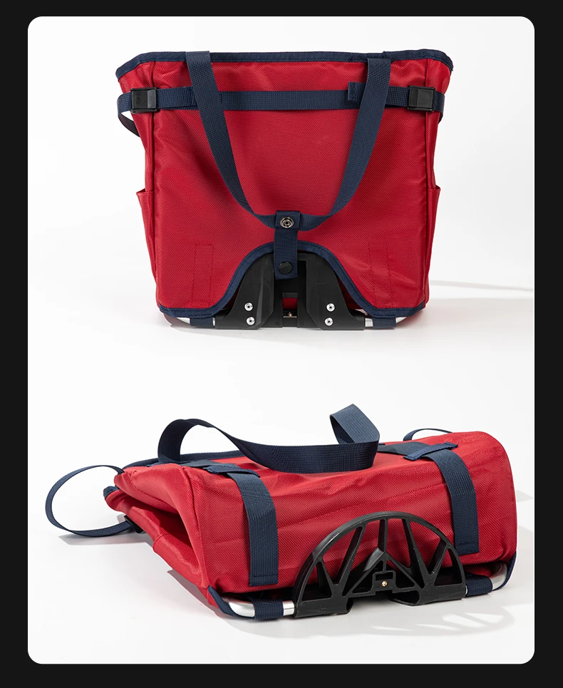 Brompton Faltrad 2602 Kleiner Mini-Vorderkorb Wasserdichte Abnehmbare Handtasche mit Schweinsnase-Adapter – Detail 15