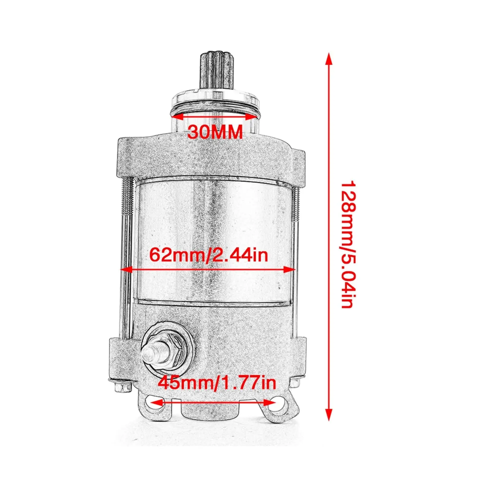 

Motorcycle Starer Fit For HONDA CRF450X 2005-2018 31200-MEY-671 Engine Starter 18852