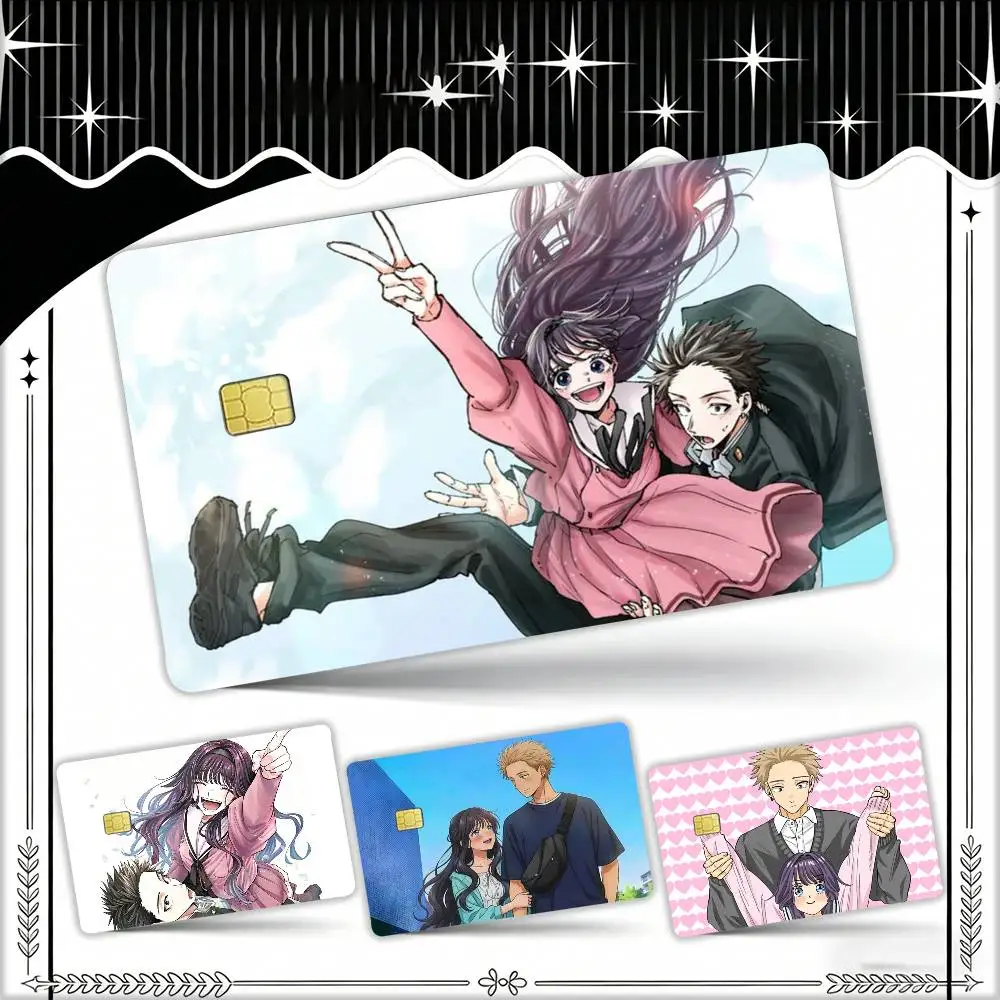 

Kaoru Hana wa Rin to Saku Waterproof Film Skin Cover Credit Card Stickers Debit Front Bank Bus Pass