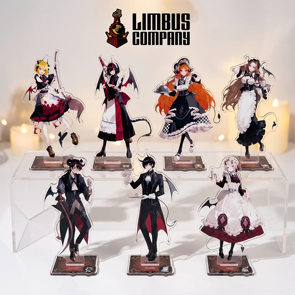 LIMBUS COMPANY Dante Vergilius Gregor Demon 15CM Double Sided Acrylic Stand Keychain 2026 New Anime Stand Table Display Gift