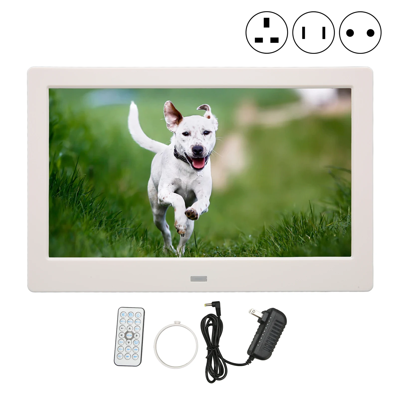 Digital Picture Frame Remote Control Slideshow Modes Video Music Playback Electronic Photo Frame Auto Rotating for Advertising
