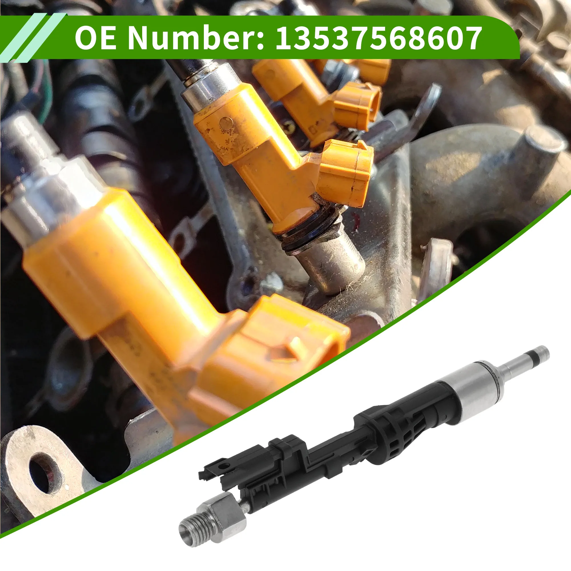 

Топливная форсунка UXCELL No 13537568607 для BMW 335i Base 3.0 2011 1 шт., черный