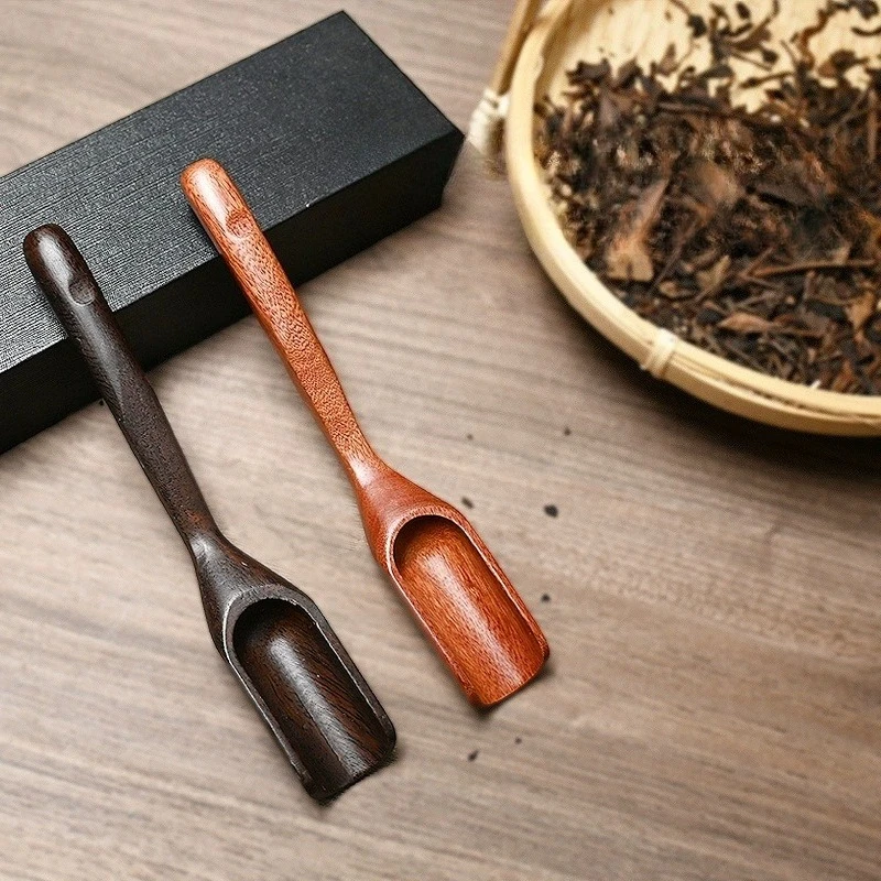 

High Quality Portable Tea Scoop Chinese Retro Style Natural Bamboo Teaspoon Spoon Accessories Kongfu Tea Delicate Tea Shovel