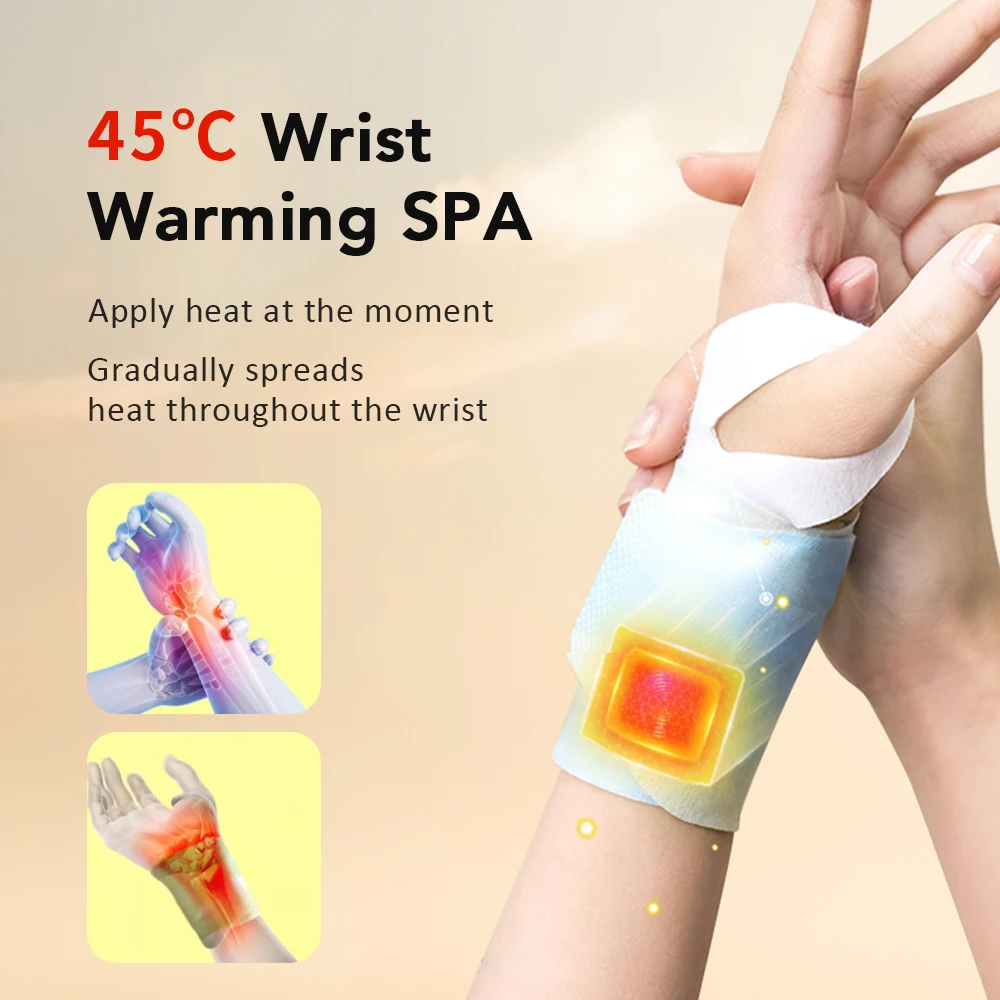 New Style Hand Warmer Steam Hot Compress Wrist Warmer Disposable Self-heating Warmer Hot Compress Wrist Band Heating Patch