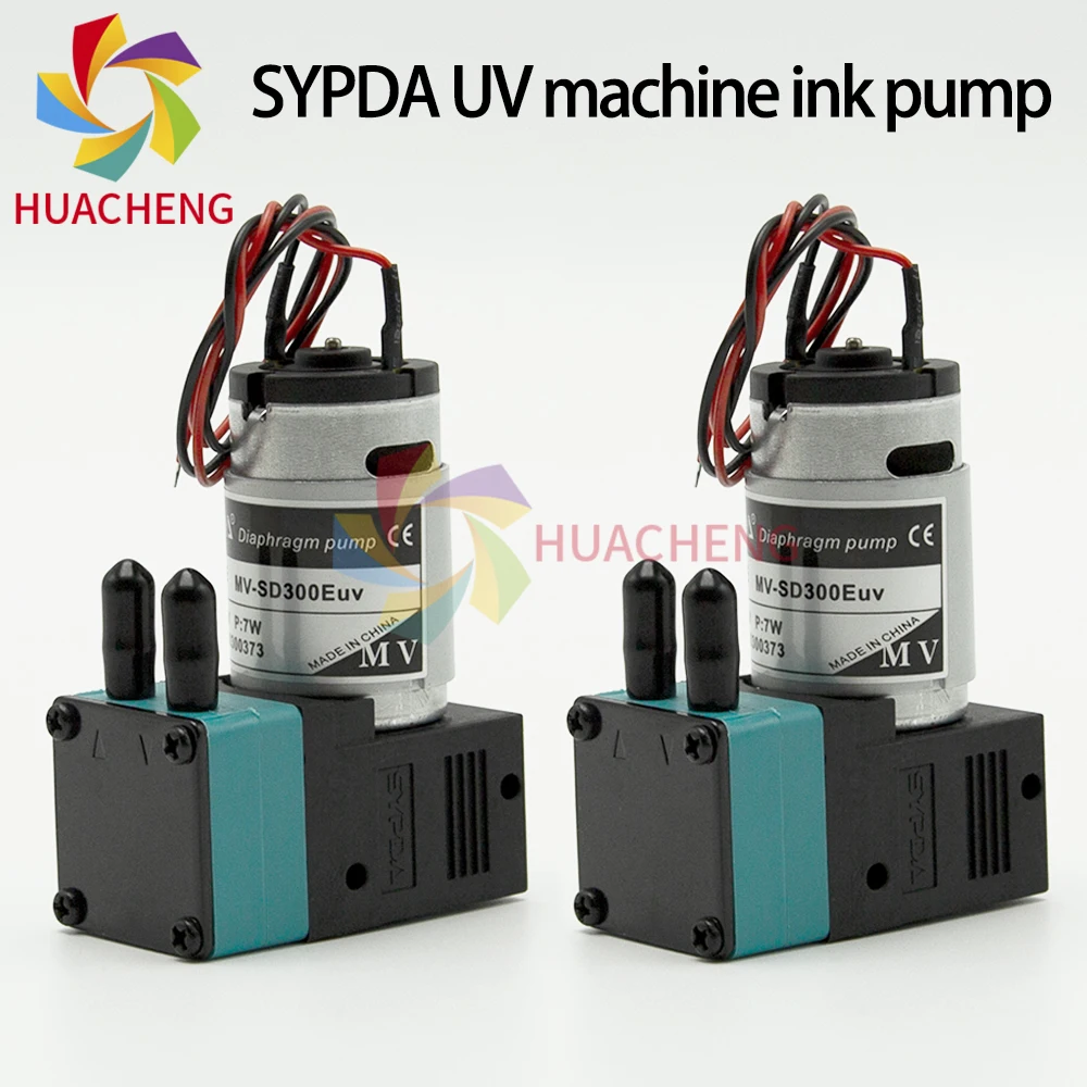 2Pcs 300ml/Min For Sypda DC 24V 7W UV Ink Pump for Flora Allwin Witcolor Phaeton Inkjet Printer  Diaphragm Pump