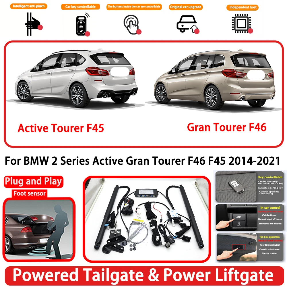 for BMW 2 Series Active Gran Tourer F46 F45 2014-2021 OEM Plug and Play Auto Powered Tailgate Power Liftgate Rear Trunk Opener