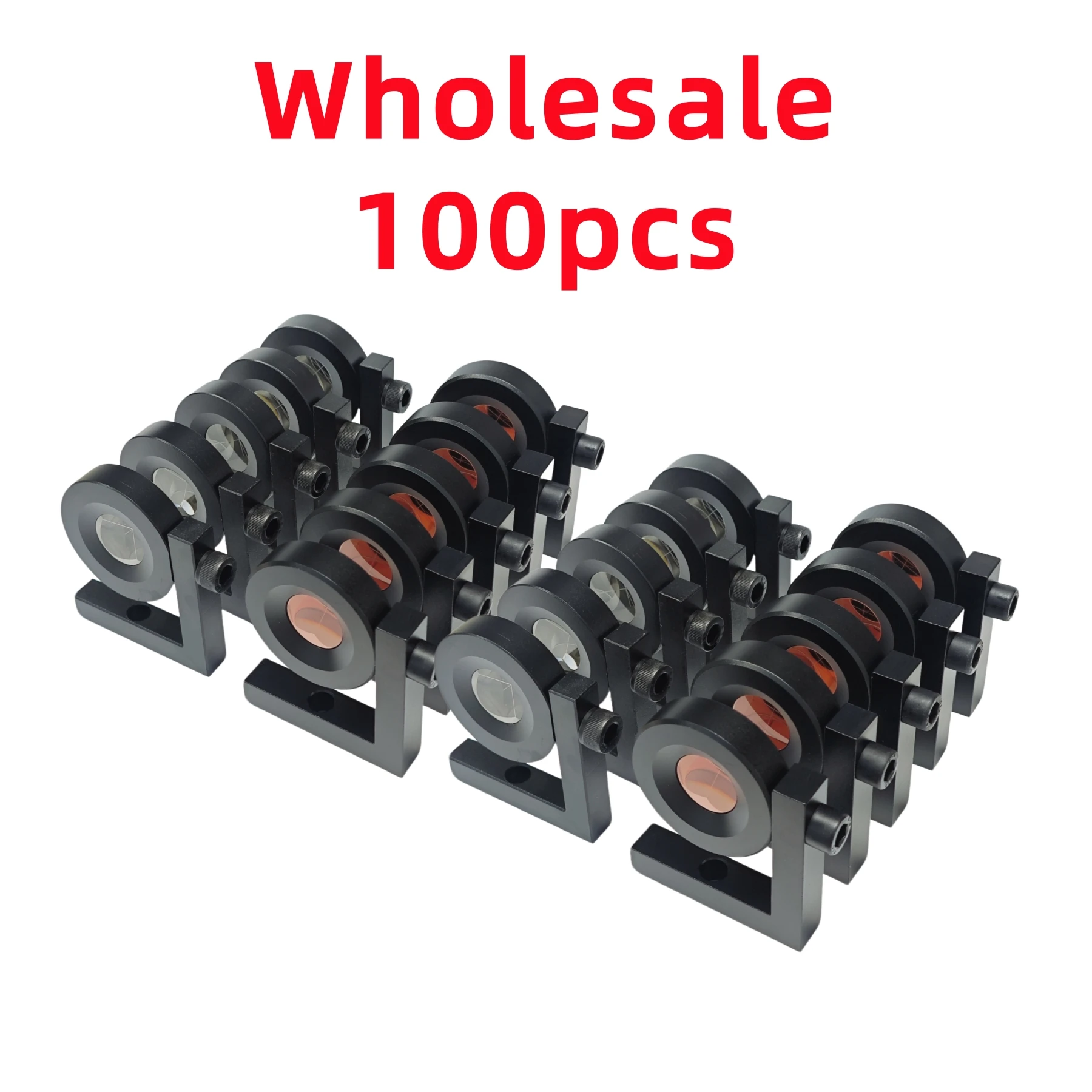 100pcs GMP104 L-bar Reflector Prism For Total Surveying Stations Silver / Copper-Coated Mini Survey Reflective Prism for LEICA