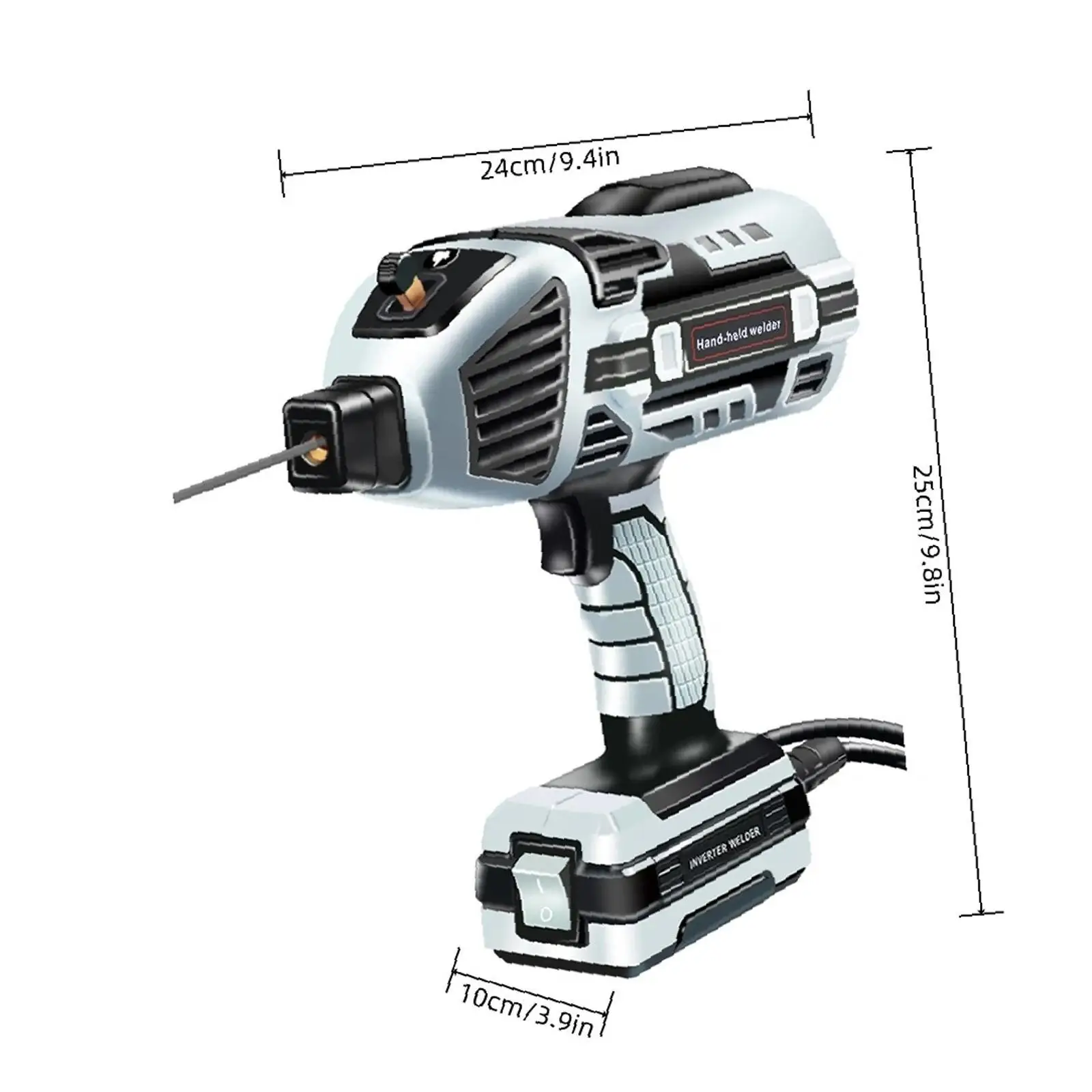 

Портативный сварочный аппарат 110В, мини-инверторный сварочный аппарат IGBT, электрический сварочный инструмент для обслуживания домашних ограждений и точечной сварки