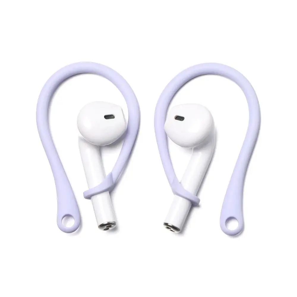 1 Pair Anti-lost Wireless Headphone Mount Silicone Ear Hook Cap Earhooks Earphone Holder Headphone Accessories