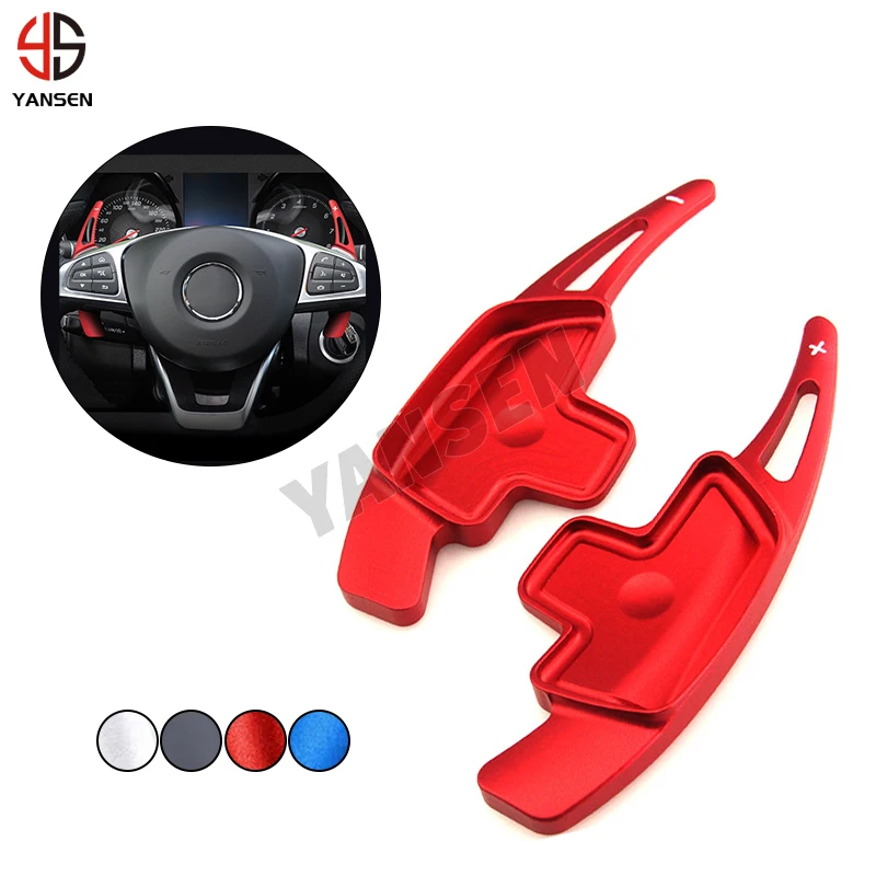 Carbon Fiber Steering Wheel Paddle Shifter for Benz C E S Class GLA GLC GLE CLA CLS A180 W176 W246 E350 W212 Benz accessories