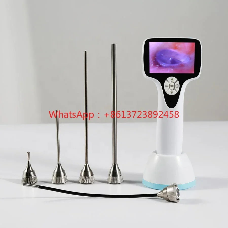 Portable ent endoscope camera ent endoscope veterinary video otoscope with led light source