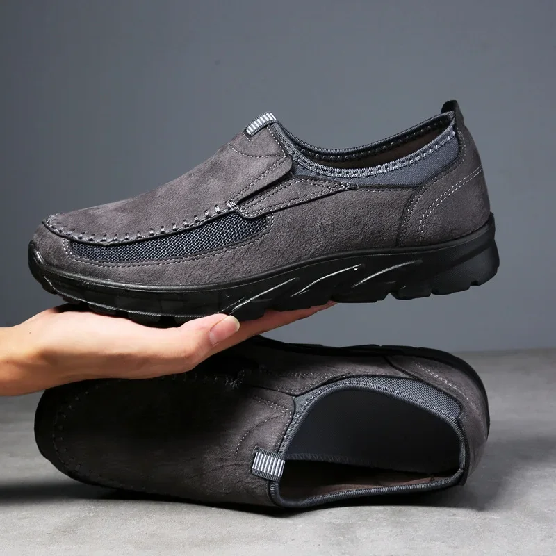 

Men Casual Shoes Breathable Loafers Sneakers New Fashion Comfortable Flat Handmade Retro Leisure Loafers Shoes Men Shoes