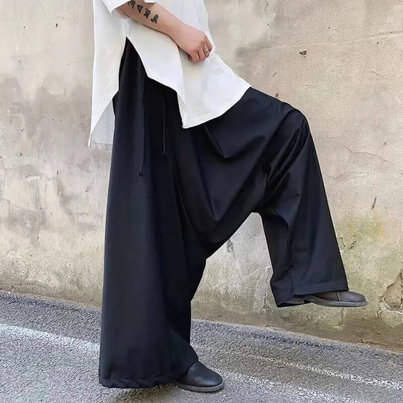 

New Irregular Beat Pants Autumn Men Spring And Personality Dark Couples With The Same Style Of Fashion Leisure Loose Pants