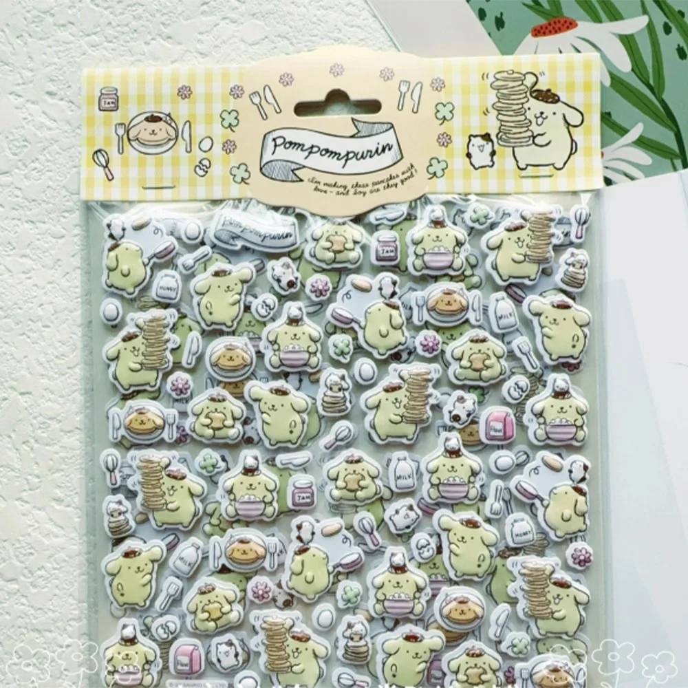 Genuine Sanrio Stickers Girls Toy Gift Hello Kitty DIY Laptop Phone Suitcase Notebook Ancient Anime Sticker Graffiti Decals