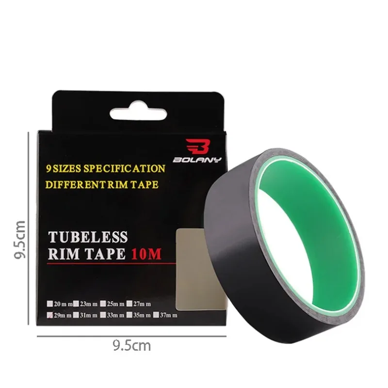 BOLANY Tubeless mtb rim tape 20 23 25 27 29 31 33 35 37mm PET Mountain Bike Tubeless Rim Tape Rim Strip vacuum sealing tape