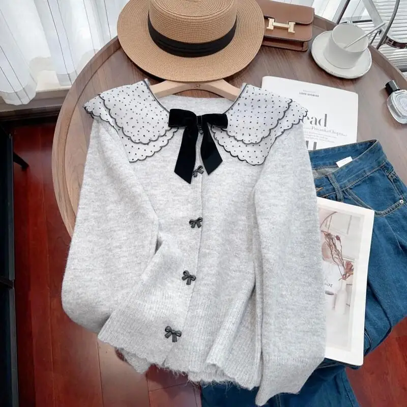 Frisches, süßes, süßes Langarm-Pullover-Oberteil, elegante Damenanzüge, Ganzfrauen-Trainingsanzug, Neuheit in Koordinierter Kleidungstrend 2025,