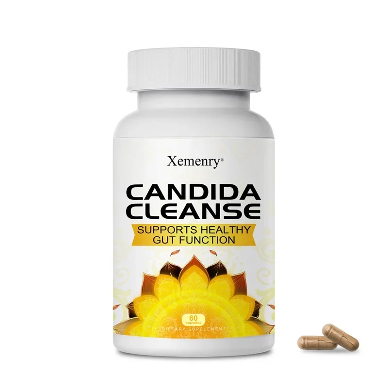 Candida Cleanse - Intestinal and Colon Support, Cleansing & Detoxification, Improves Digestion, Enhances Nutrient AbsorptionSupp