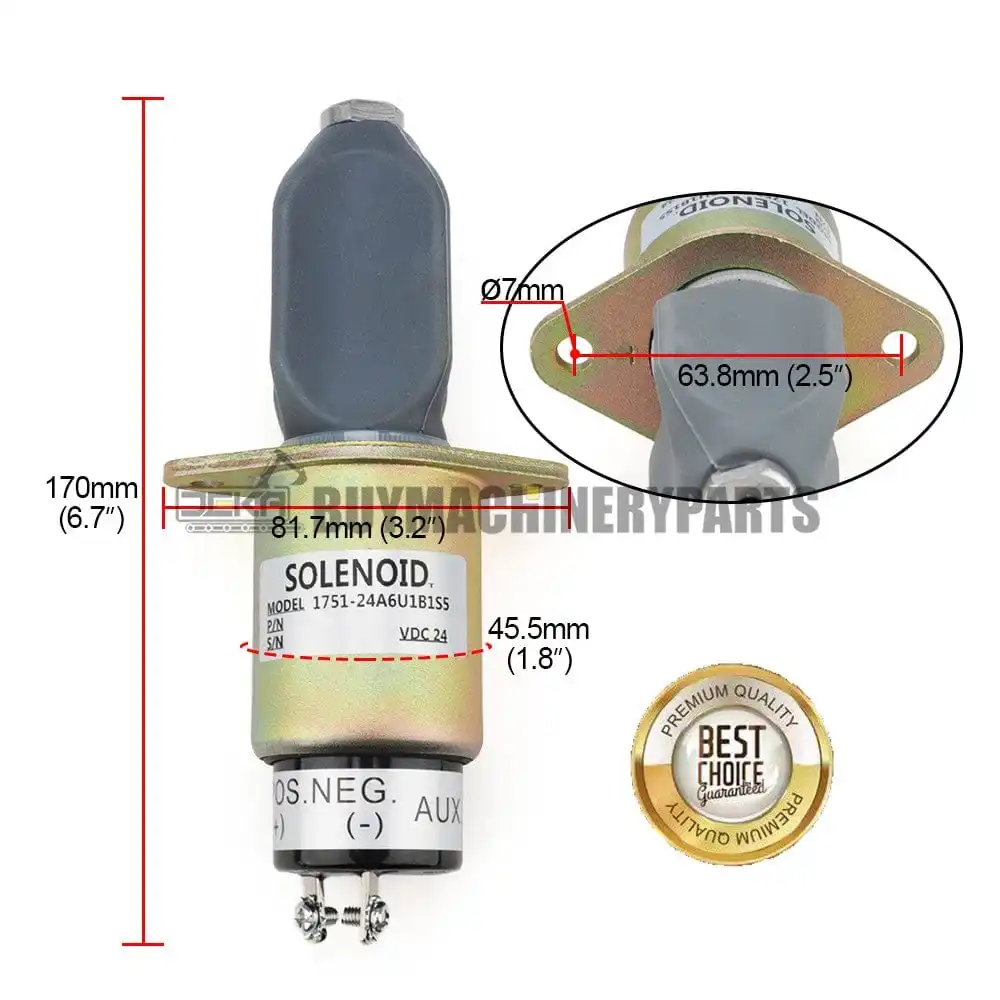 

Diesel Shut Down Solenoid 1751-24A6U1B1S5 SA-4259-24