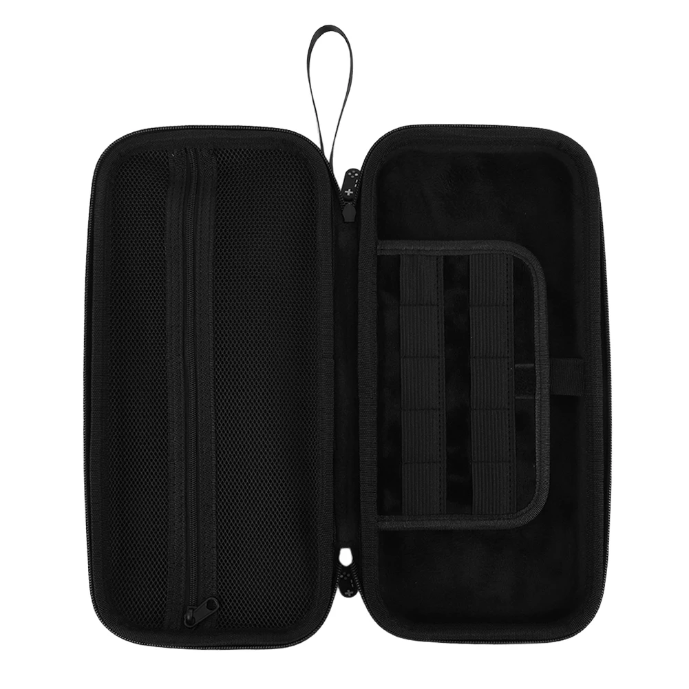 EVA Carrying Case & Screen Protector for Switch 2 Zipper Handbag Shockproof Organizer Bag Anti-scratch with 10 Game Cards Holder