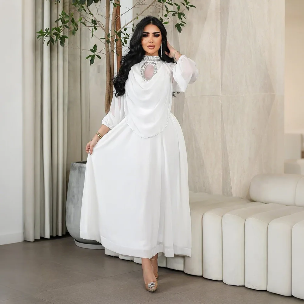 Eid abayas para mulher vestido muçulmano luxo diamante abaya dubai kaftan ramadan islam jalabiya caftan robe femme musulmane vestidos