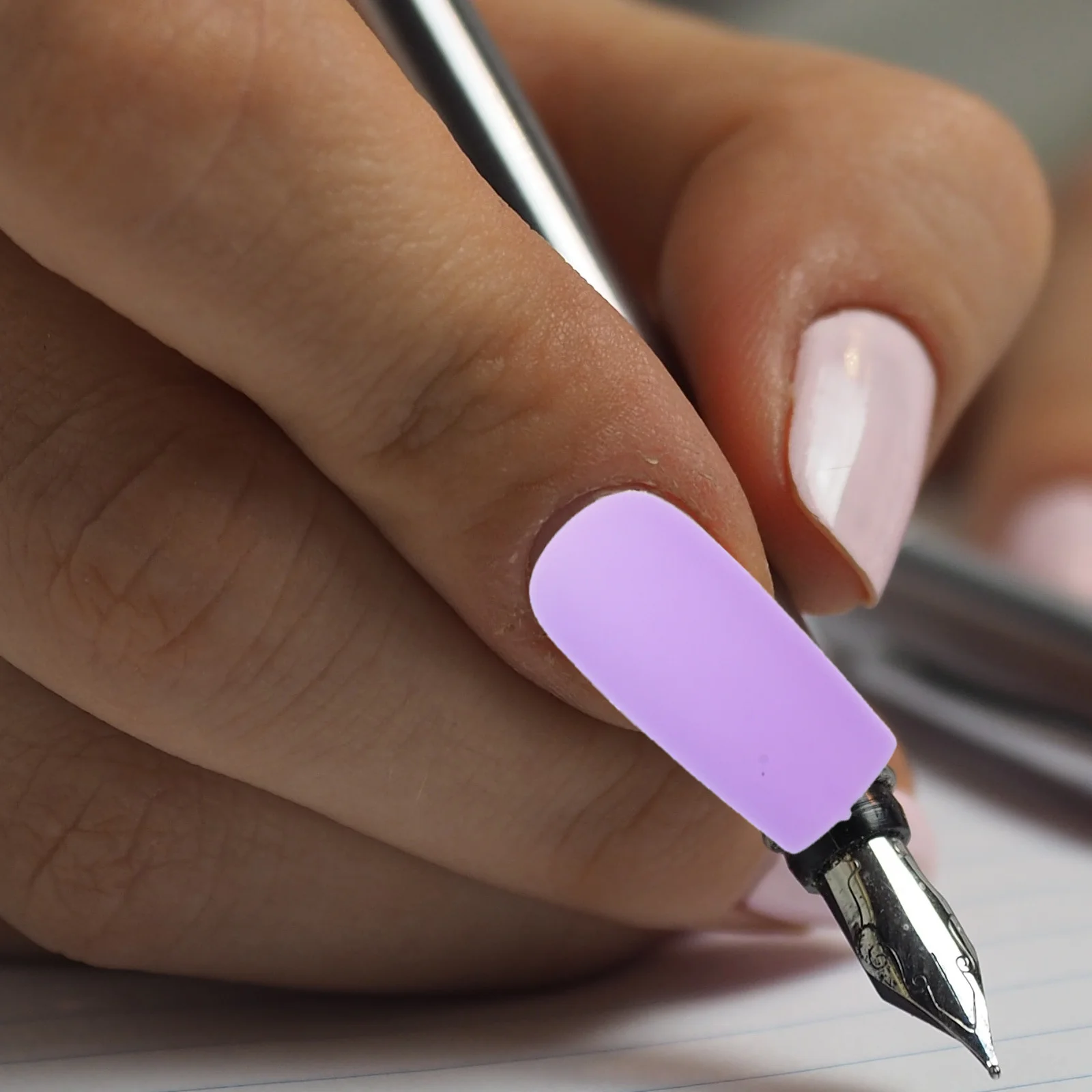 

1 Box Press Matte Glossy Square Fake Nails Stick On Manicure Supplies Nail Art Tips Glue On Wearable False Nails