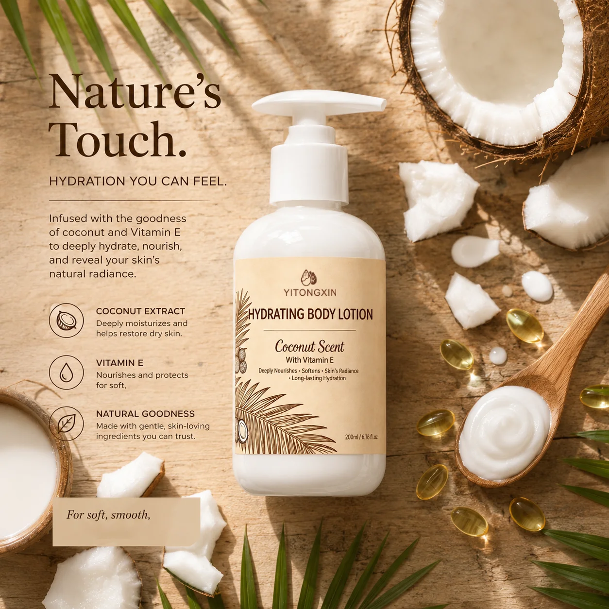 200ml Coconut Vitamin E Body L - Mct Oil Coconut recension och pris
