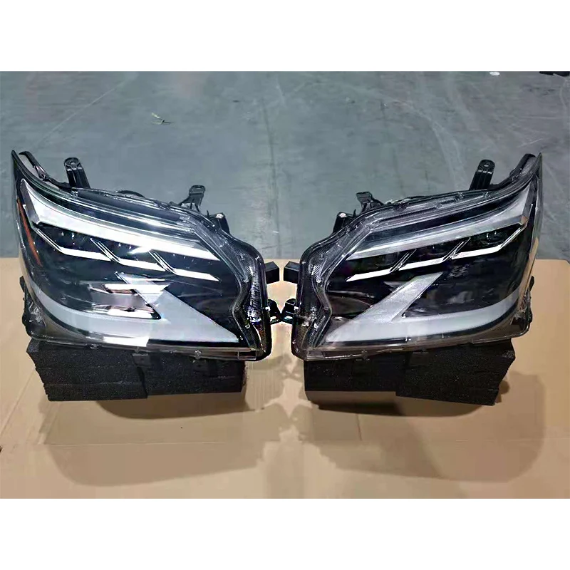 Car Lights Headlights Head Lamp Headlamp Suitable for Lexus GX460 2014-2019 Upgrade 2020 3 Lens Led Headlights with AFS