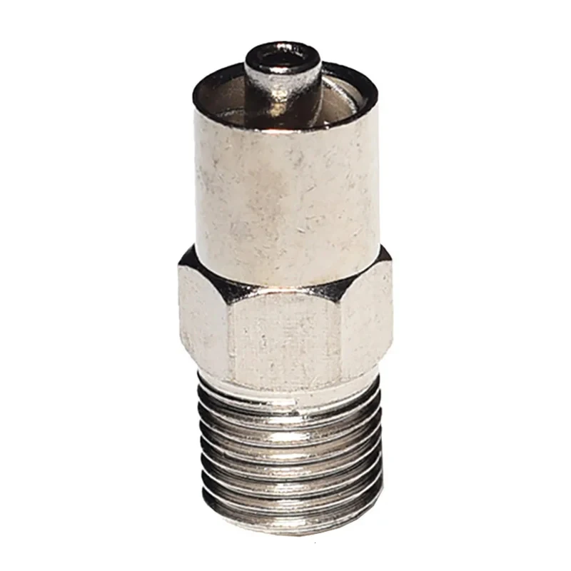 5Pcs/Set Dispensing Valve Adapter Fitting G1/8 G1/4 M10×1 M12×1 Thread Conversion Joint for Industrial Glue Dispenser Pneumatic