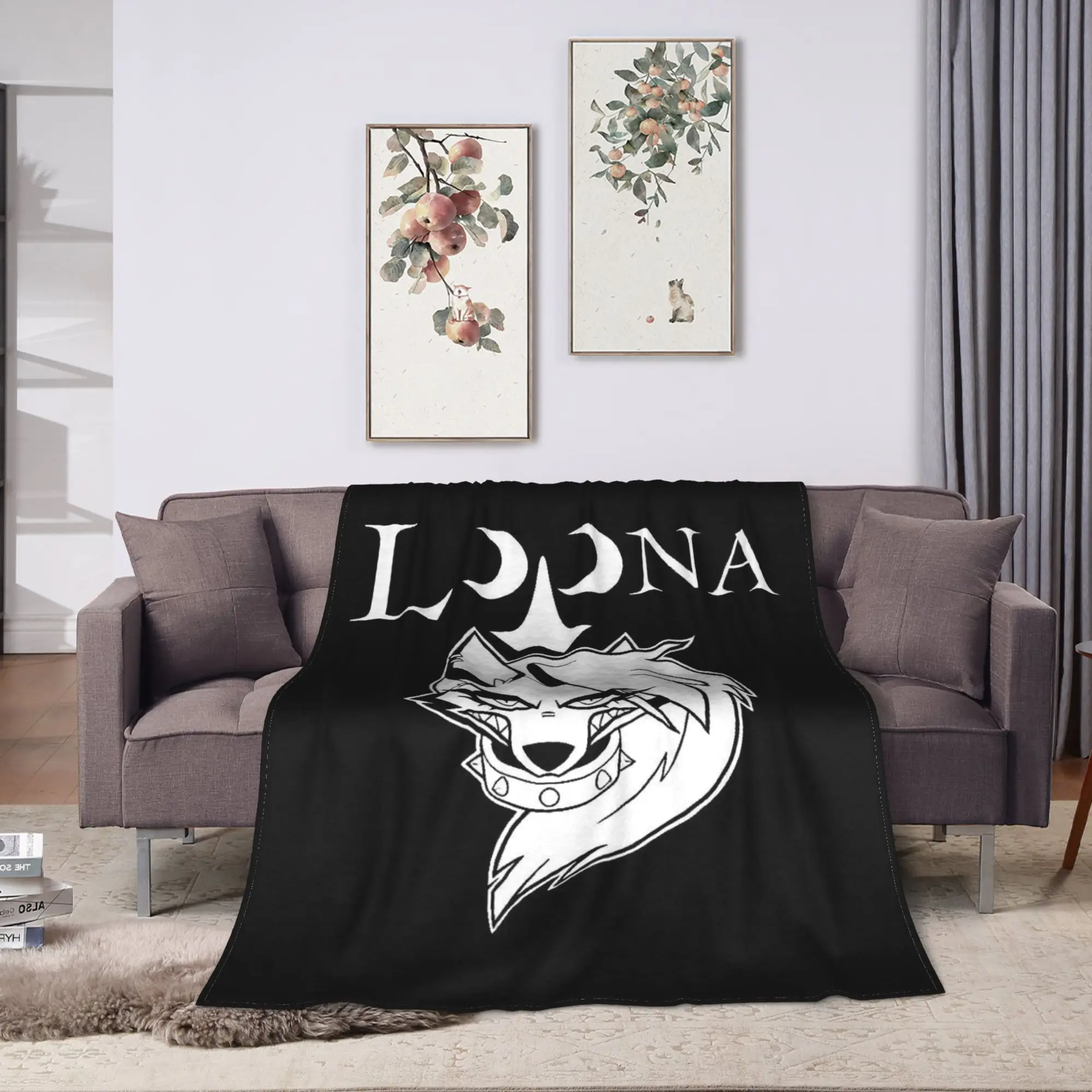 Helluva Boss Loona  Super Soft Blanket  Kids Adult Plush Throw Blanket Street Trend Couch Chair Flannel Bedspread Sofa Bed Cover