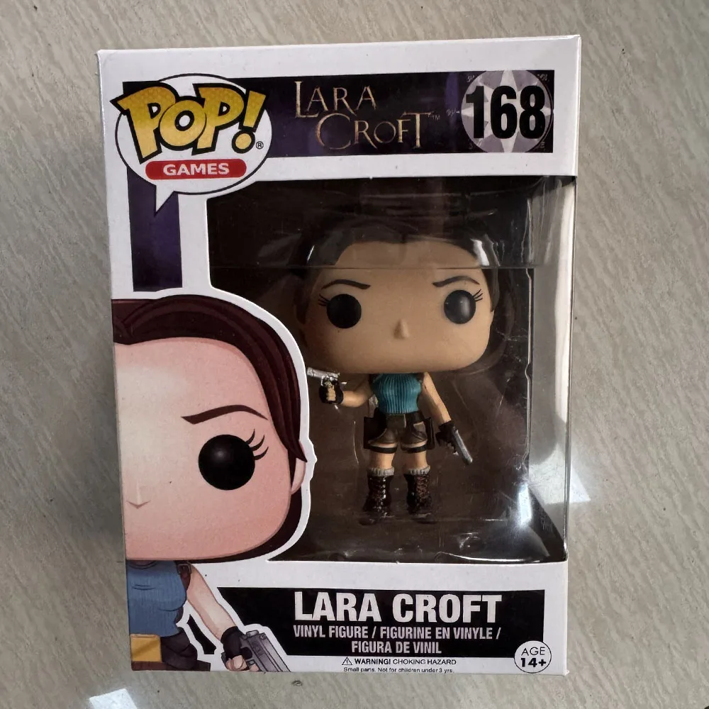 Juegos Tomb Raider Funko Pop! Lara Croft # 168 # 333 Muñecos de Vinilo Coleccionables, Figuras de Acción, Decoración para el Hogar, Regalos