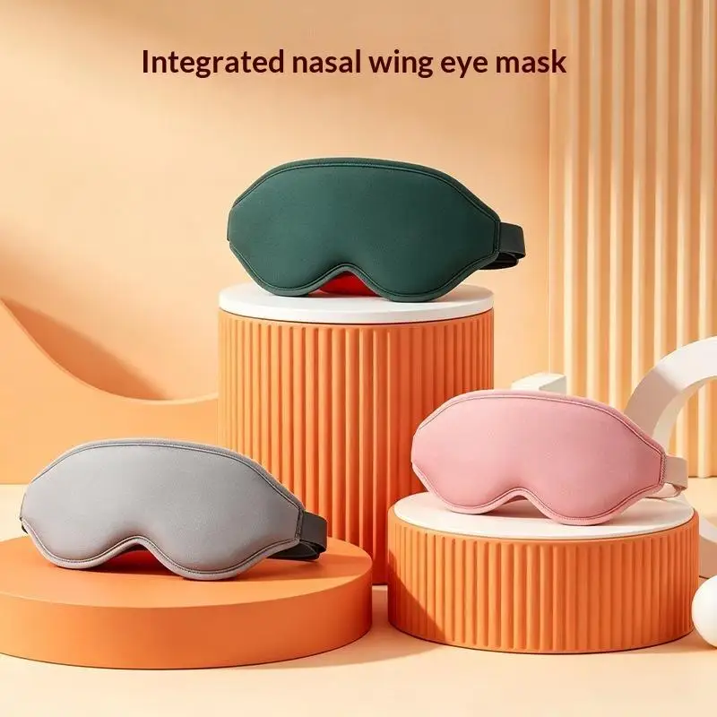 1 Stück 3D-Schlafmaske mit vollständiger Schattierung, die entspannend wirkt und keinen Druck ausübt. Weiche und atmungsaktive Schlafmaske zur Linderung von Augenmüdigkeit. – Detail 2