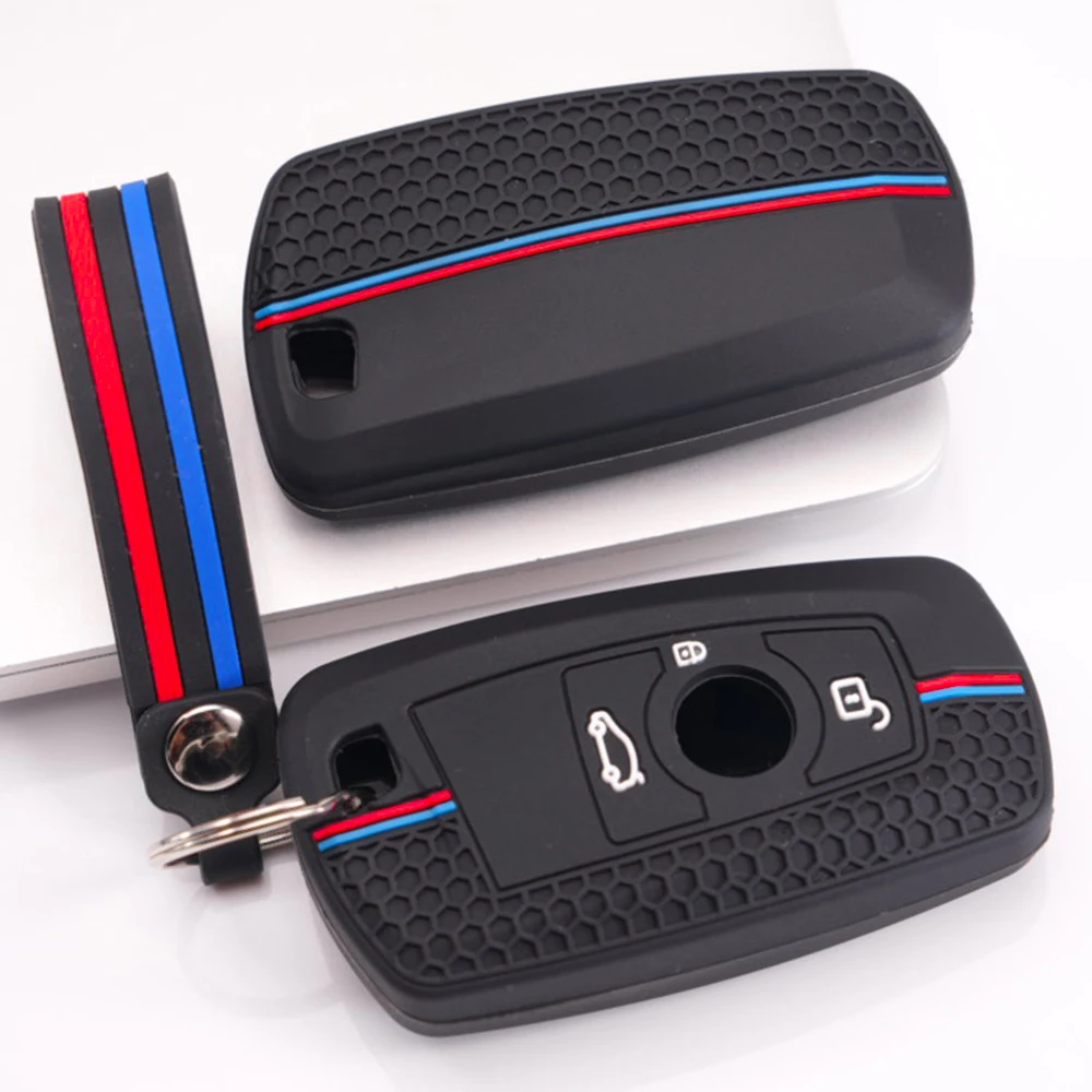 Protective Key Cover With Wrist Strap For BMW 1 Series 2 Series 3 Series 4 Series 5 Series 7 Series X1 X2 X3 X4 X5 X6 Z4 M3 M5
