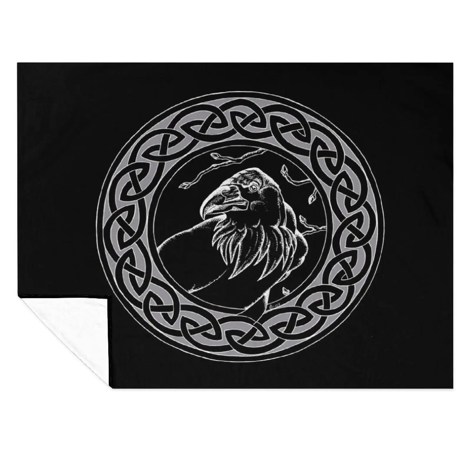 

The Raven Throw Blanket Shaggy decorative Soft Big Summer Blankets