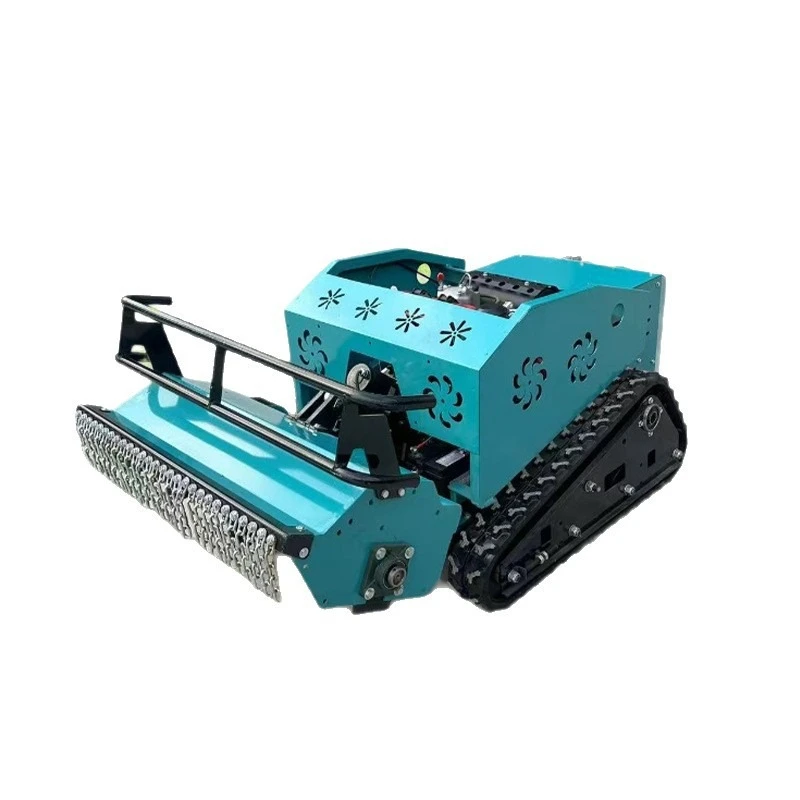 

Small remote control crawler lawn mower, good things to share, highly recommended