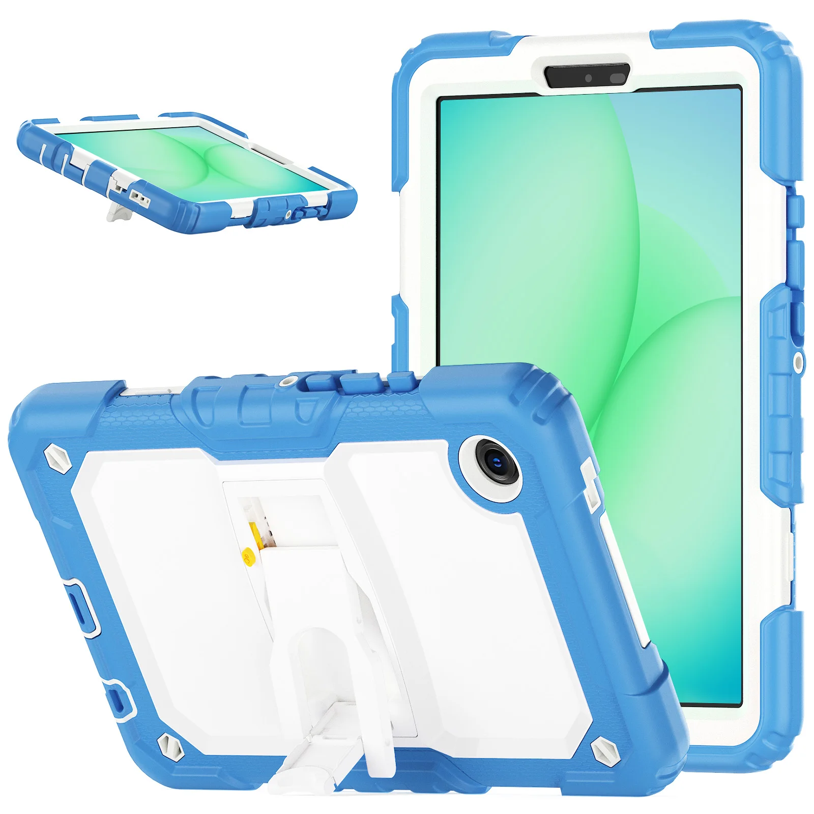 Case Universal For Samsung Galaxy Tab A11 A9 2025 2023 8.7 inch SM-X133 X135 X110 X115 X117 3-Layers Protect Hybrid Stand Cover