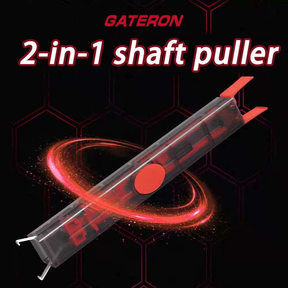 

GATERON Twins Switches Puller Keycaps Puller 2-in-1 for Mechanical Keyboard,Easy Remove and Replace DIY Tool