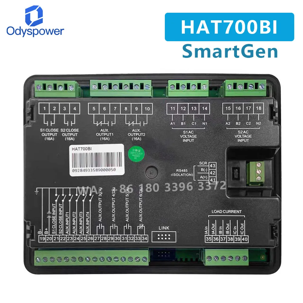 HAT700BI SmartGen  Dual Power Automatic Switching Controller for Diesel Generator Set Control Module