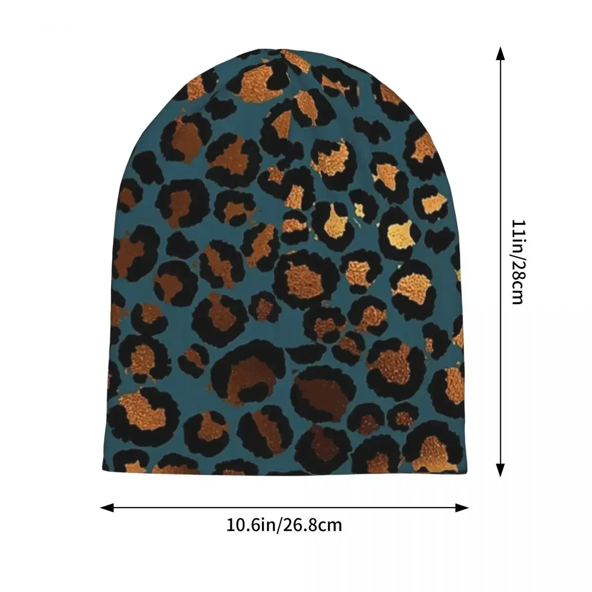 Cheetah Print Leopard Print Men Women Adult Beanies Caps Knitted Bonnet Hat Warm Hip Hop Autumn Winter Outdoor Skullies Hats