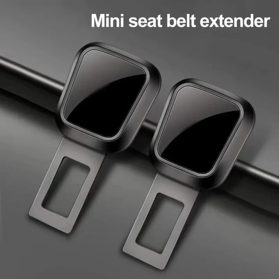Car Seat Belt Extension Shoulder Strap Extension Button Suitable for Interior Accessories of Tesla Porsche Mercedes Benz Cars