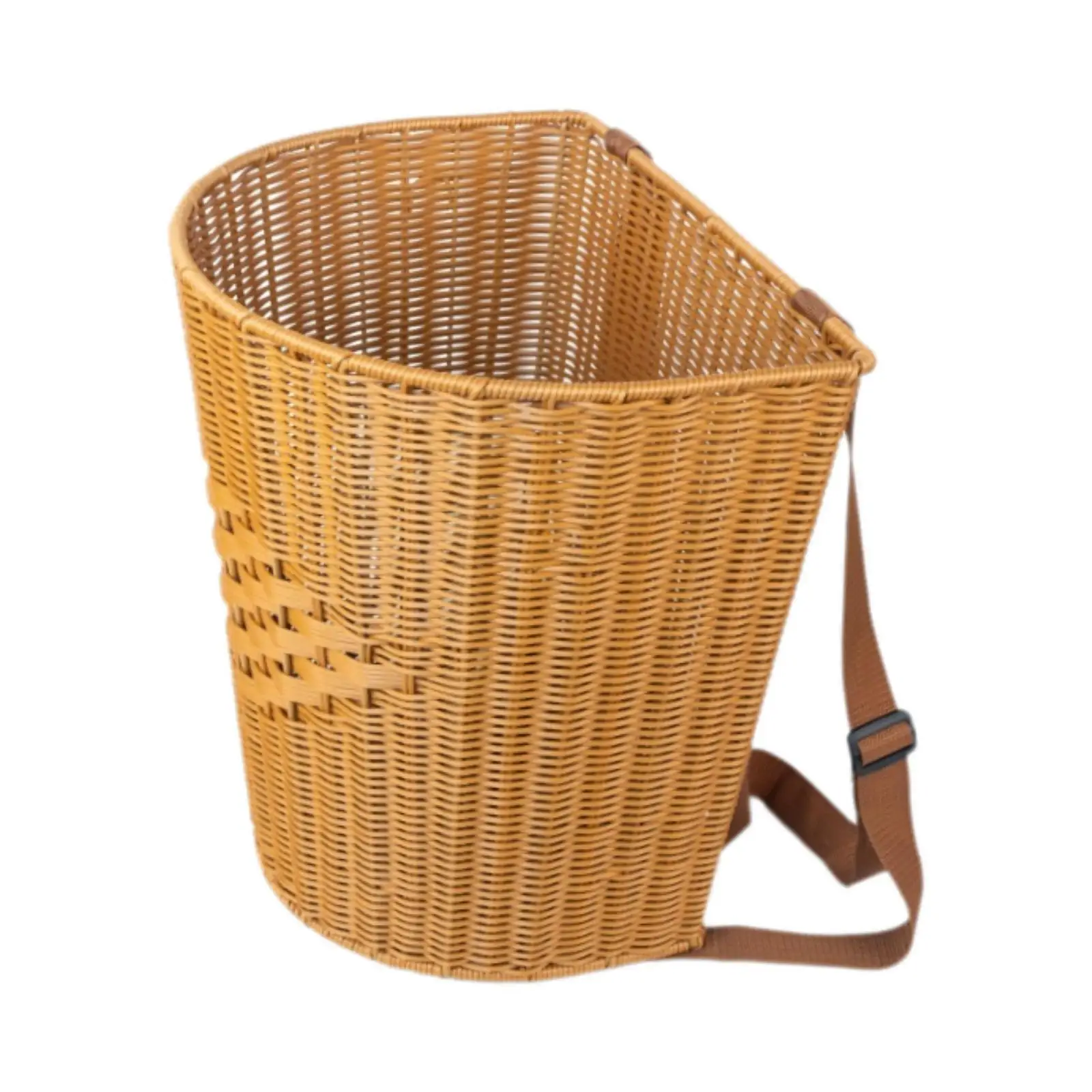 

Тканая корзина для рюкзака, корзина для покупок большой вместимости с регулируемым плечом