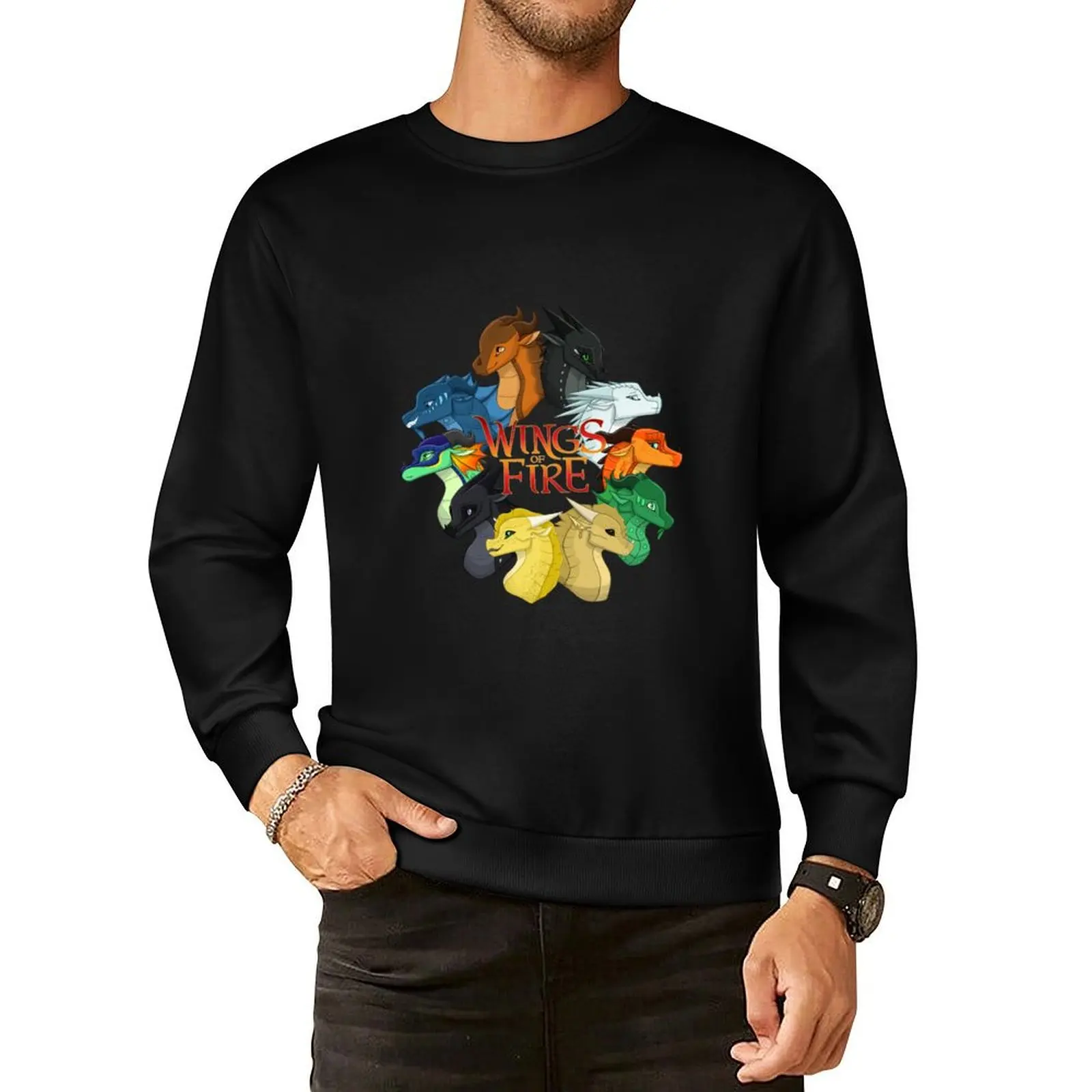 

Wings of Fire Pullover Hoodie men's sweat-shirt men clothing men's sweatshirts