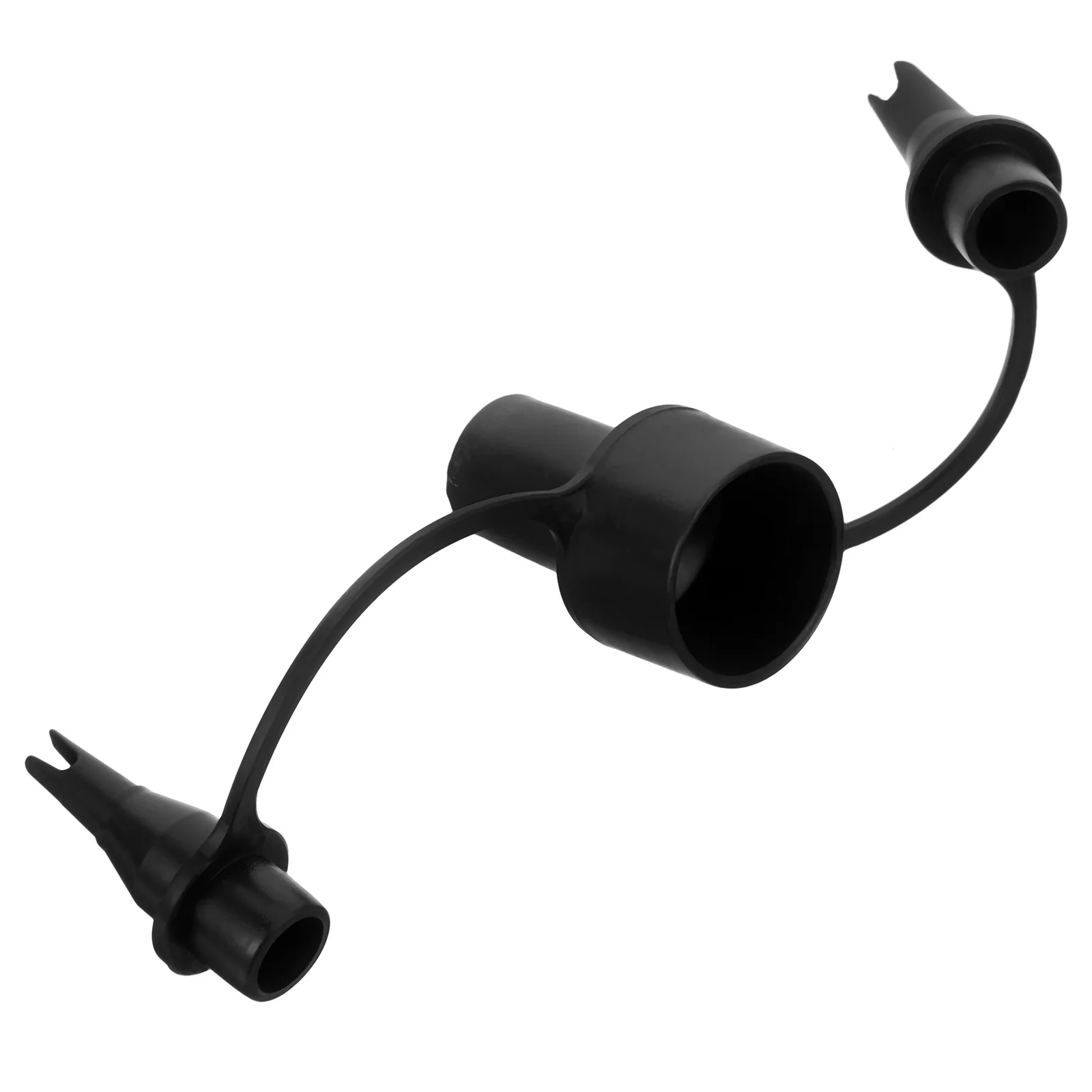 Plastic Pump Nozzles 3-in-1 Air Bed Accessories Replacement Adapter Inflatable Mattress Travel Black Easy Practical