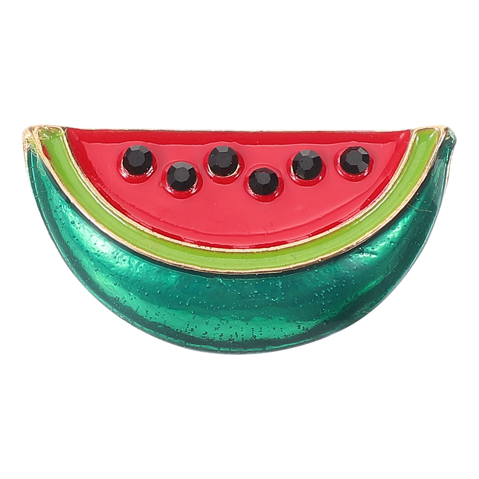 

Retro Stylish Personality Alloy Brooch Fashion Jewelry Fashion Watermelon Shaped Brooch Brooch Pin watermelon brooch