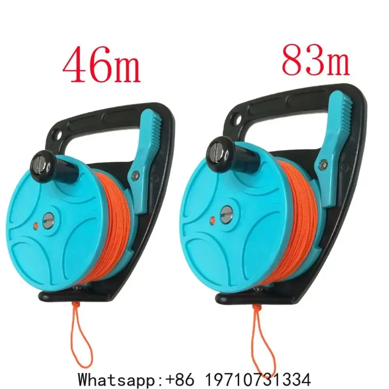 150FT 272FT Scuba Diving Wreck Reel Spool Finger Line Reels Cave Reel With handle Snorkeling Underwater Water sports Gear