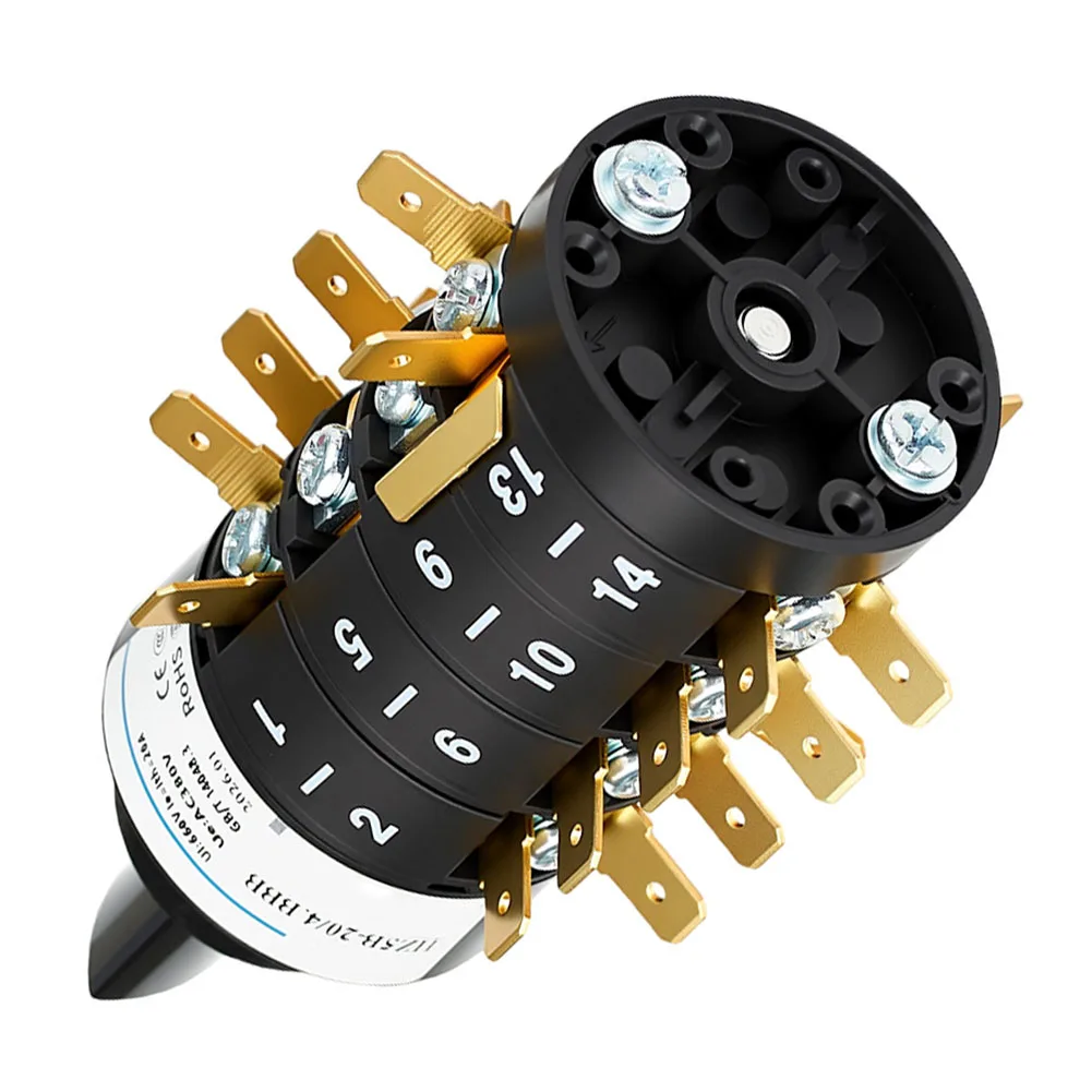 HZ5B-20/4.BBB 7-Gear 4-Section Rotary Cam Transfer Combination Switch For Electric Welding Machine Changeover Switch