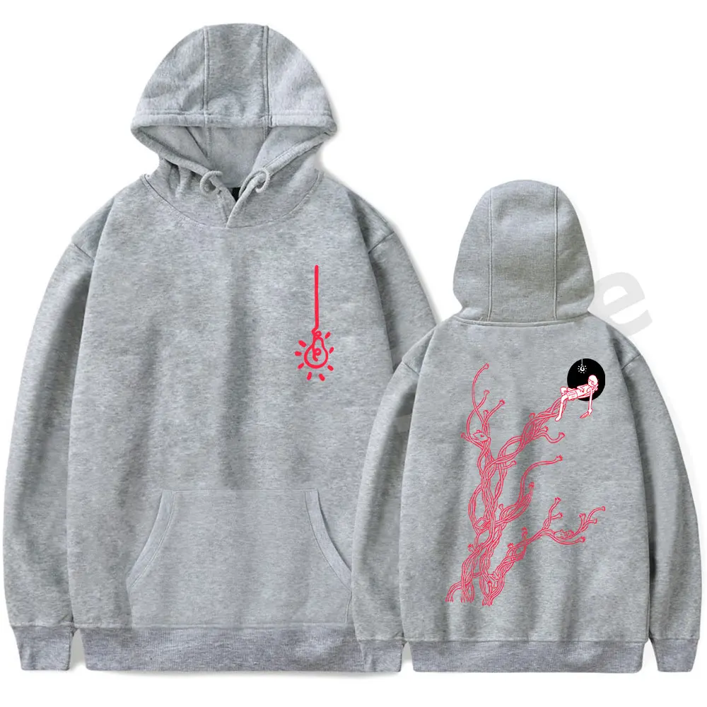 Omori Red Hands Hoodies Game Logo Merch Winter Women/Men Fashion Casual Long Sleeve Sweatshirts