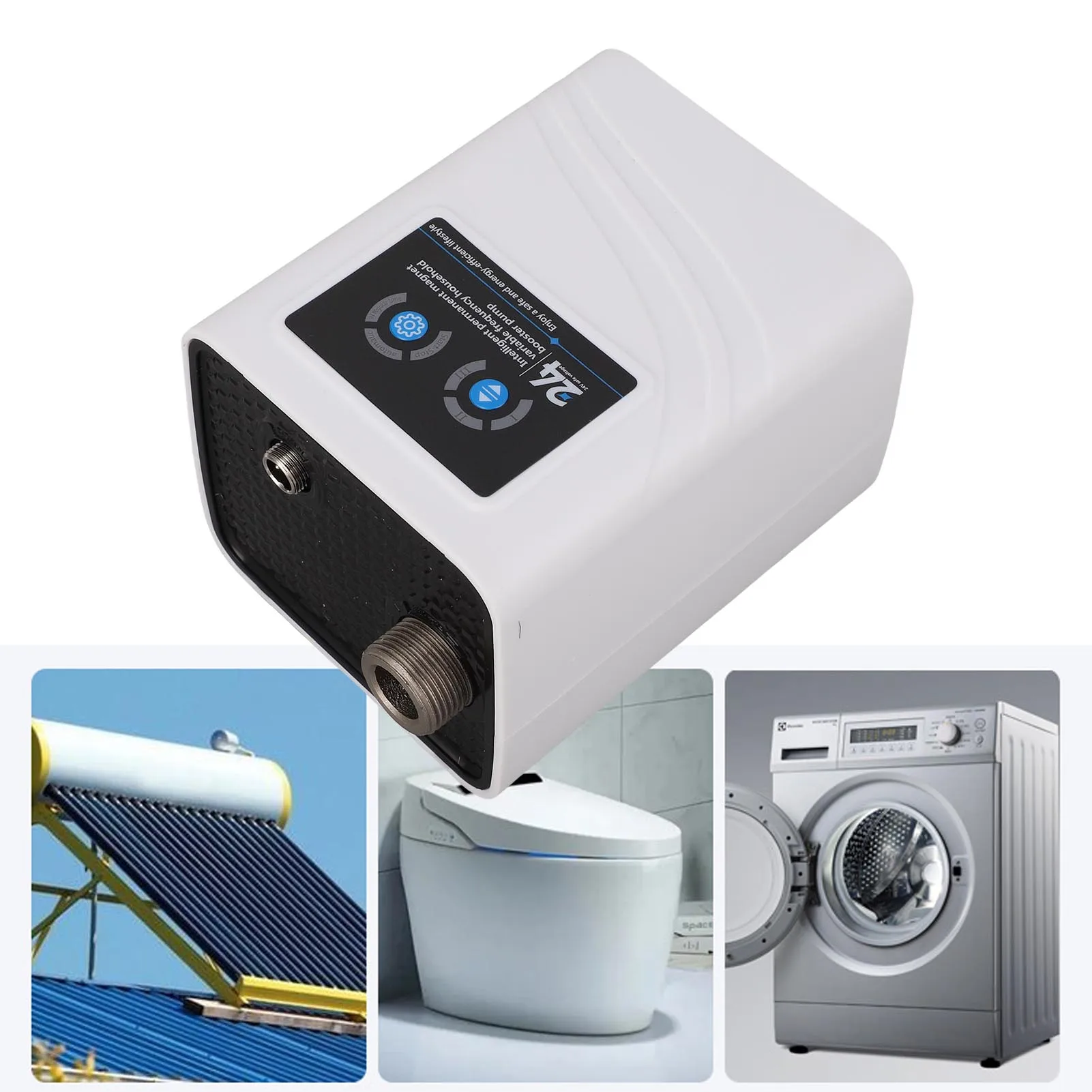 Water Pressure Booster Pump Automatic Water Pressure Booster Pump Intuitive Touch Control Panel 3 Gears Adjustable for Faucets