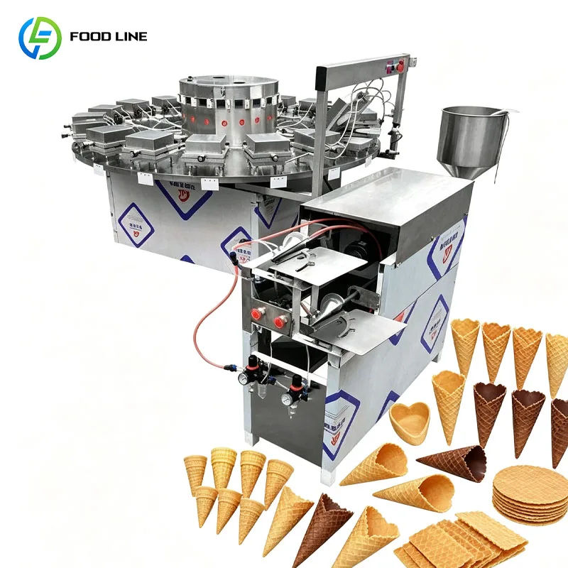 Wafer Roll Production Machine Automatic Commercial Wafer Stick Crispy Biscuit Making Equipment Customized